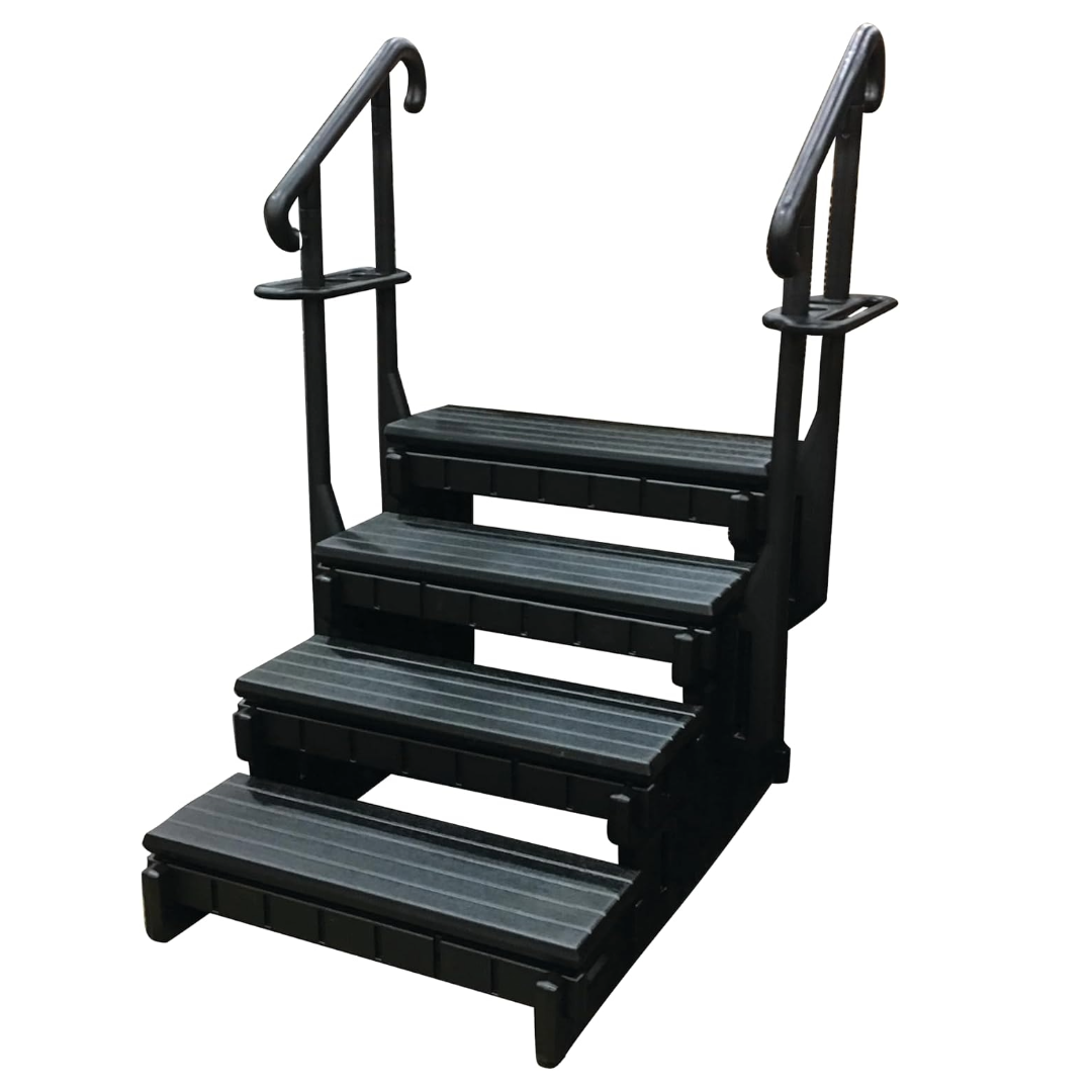 Confer Signature 4-Step Spa Stair | Black