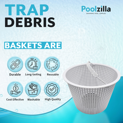 Poolzilla 8" Weighted Skimmer Basket for SP1070