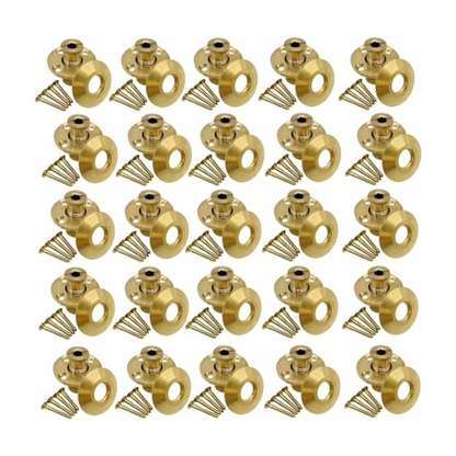Poolzilla Wood Deck Brass Anchor with Collar for Safety Cover - Universal Fit