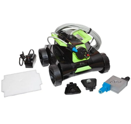 Green Mamba Robotic Pool Cleaner, 50' FT Cord, (1) Fine Filter Insert
