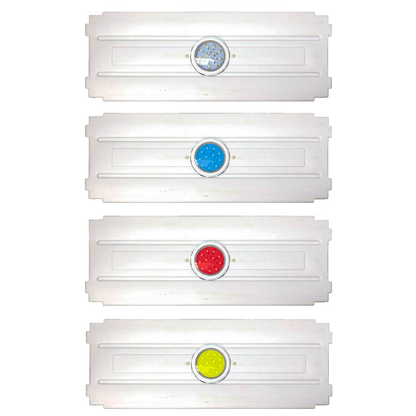 Poolzilla Pool Step Light - (3 Colored Lenses) for Poolzilla Pool Step Ladder and Blue Torrent Antigua Easy Pool Step Ladder