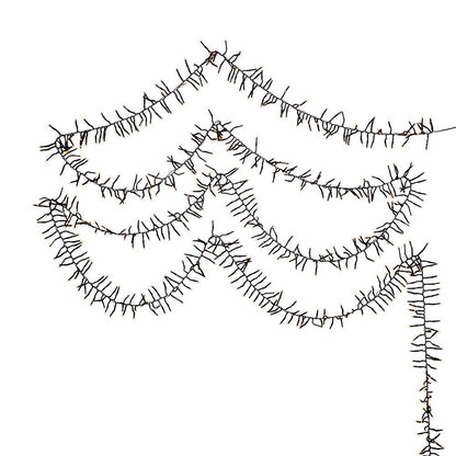 Kurt S. Adler 98' 3,000L Classic White 3MM LED Multifunction Cluster Garland With Green Wire