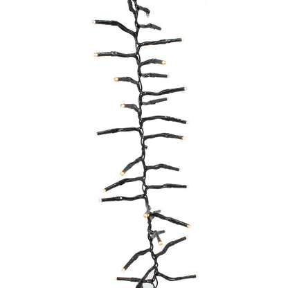Kurt S. Adler 98' 3,000L Classic White 3MM LED Multifunction Cluster Garland With Green Wire