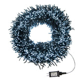 Kurt S. Adler 98' 3,000L Cool White 3MM LED Multifunction Cluster Garland With Green Wire