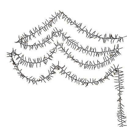 Kurt S. Adler 98' 3,000L Warm White 3MM LED Multifunction Cluster Garland With Green Wire