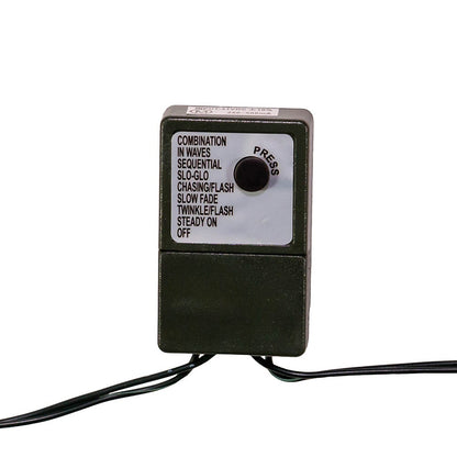 Kurt S. Adler 148' 1,800L Warm White LED Multifunction Rice Lights With Green Wire On Spool