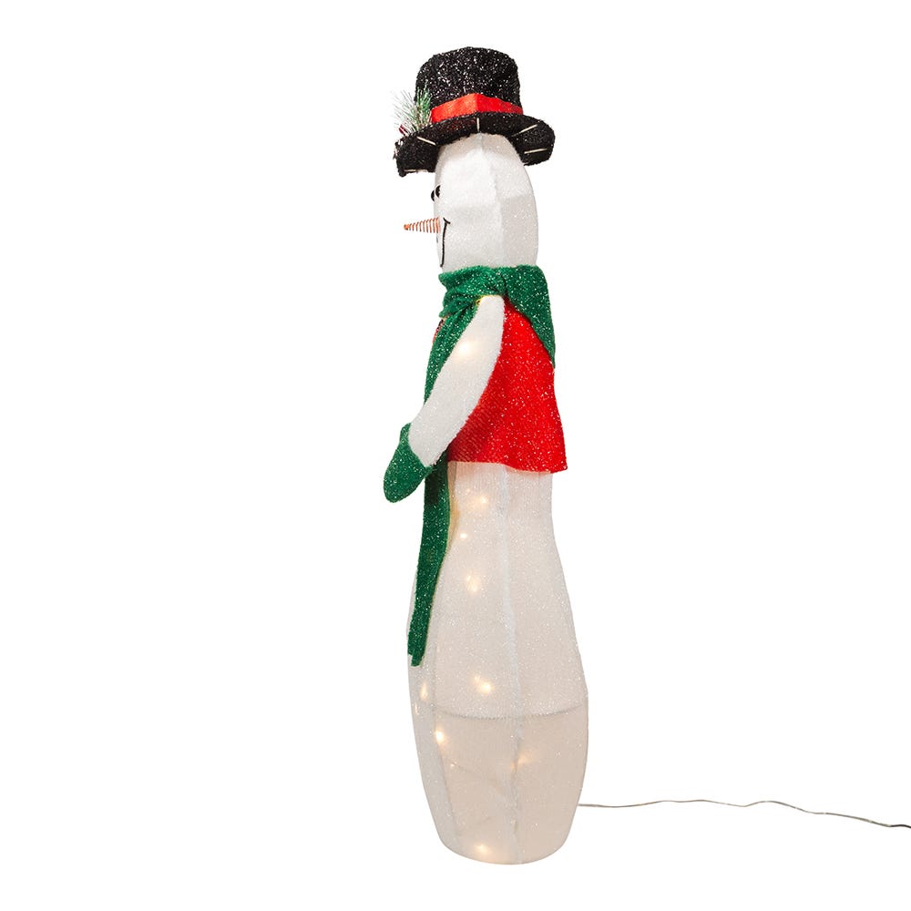 Kurt S. Adler 36“ LED Light-Up Animated Snowman Lawn Décor