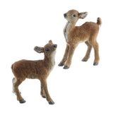 Kurt S. Adler 11“ Standing Deer Table Piece, 2-Piece Set