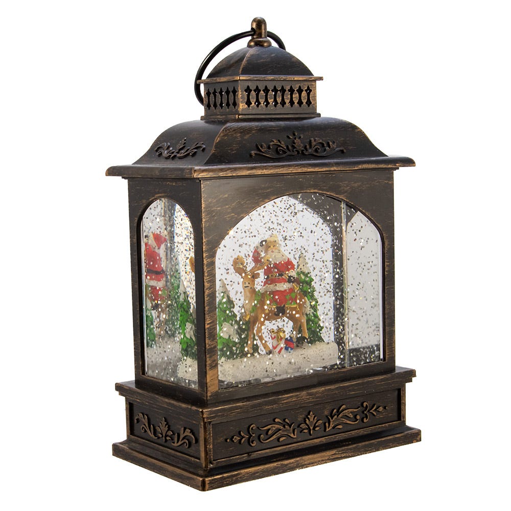 Kurt S. Adler 9“ Santa LED Lantern With Motion