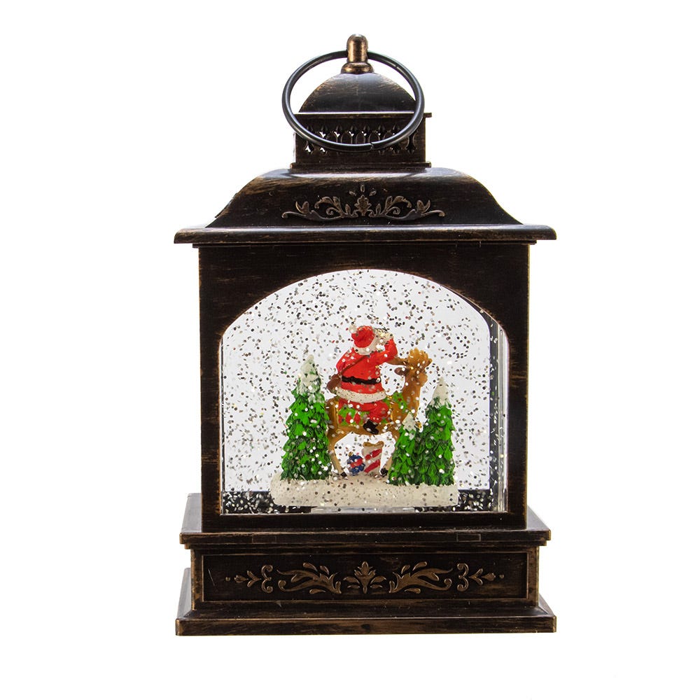 Kurt S. Adler 9“ Santa LED Lantern With Motion