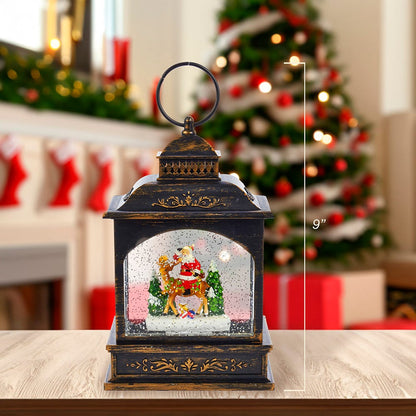 Kurt S. Adler 9“ Santa LED Lantern With Motion