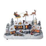 Kurt S. Adler Battery-Operated LED Lighted Musical Village