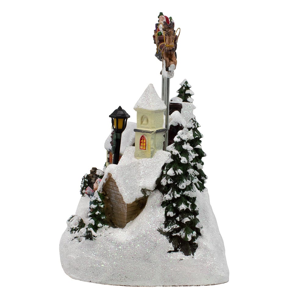 Kurt S. Adler Battery-Operated LED Lighted Musical Village