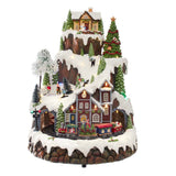 Kurt S. Adler Battery-Operated Musical LED Mountain Village Table Piece