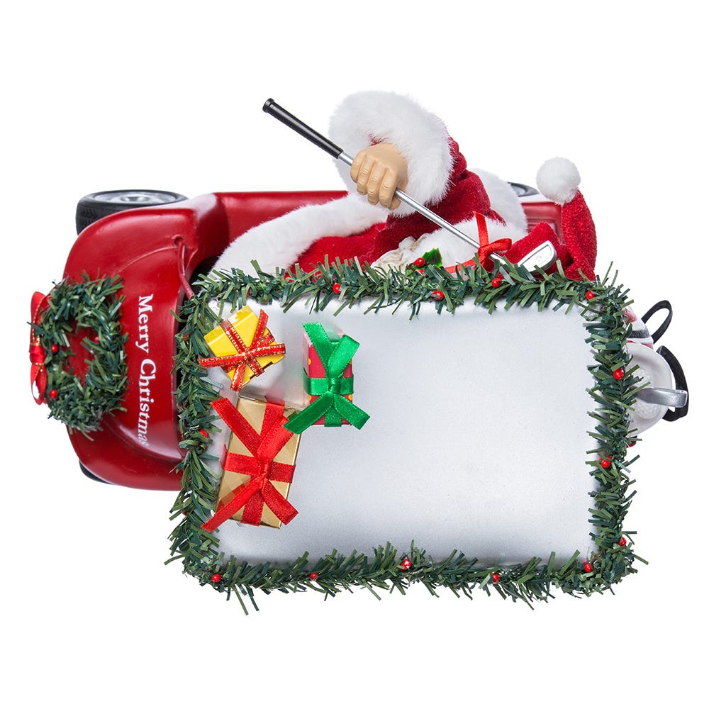 Kurt S. Adler 11.25“ Fabriché™ Santa Driving Golf Cart
