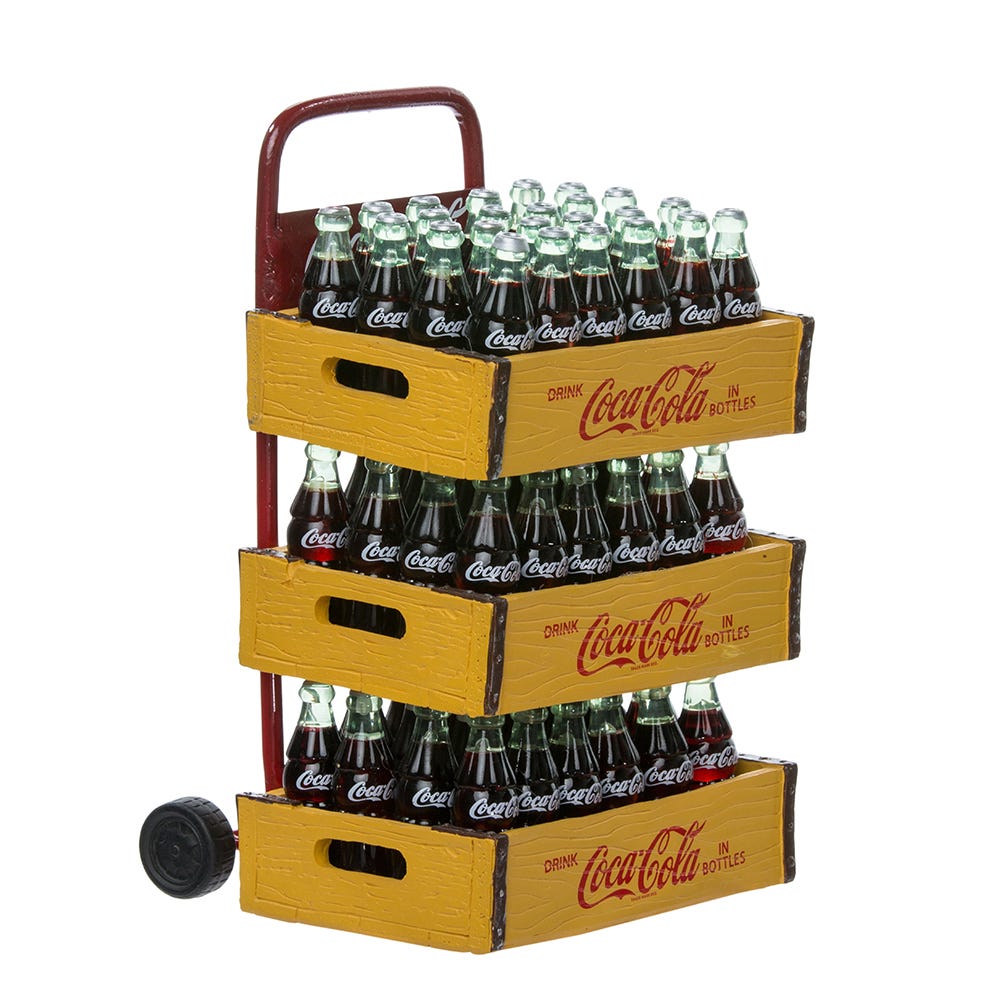 Kurt S. Adler 10.5“ Fabriché™ Coca-Cola® Santa With Delivery Cart