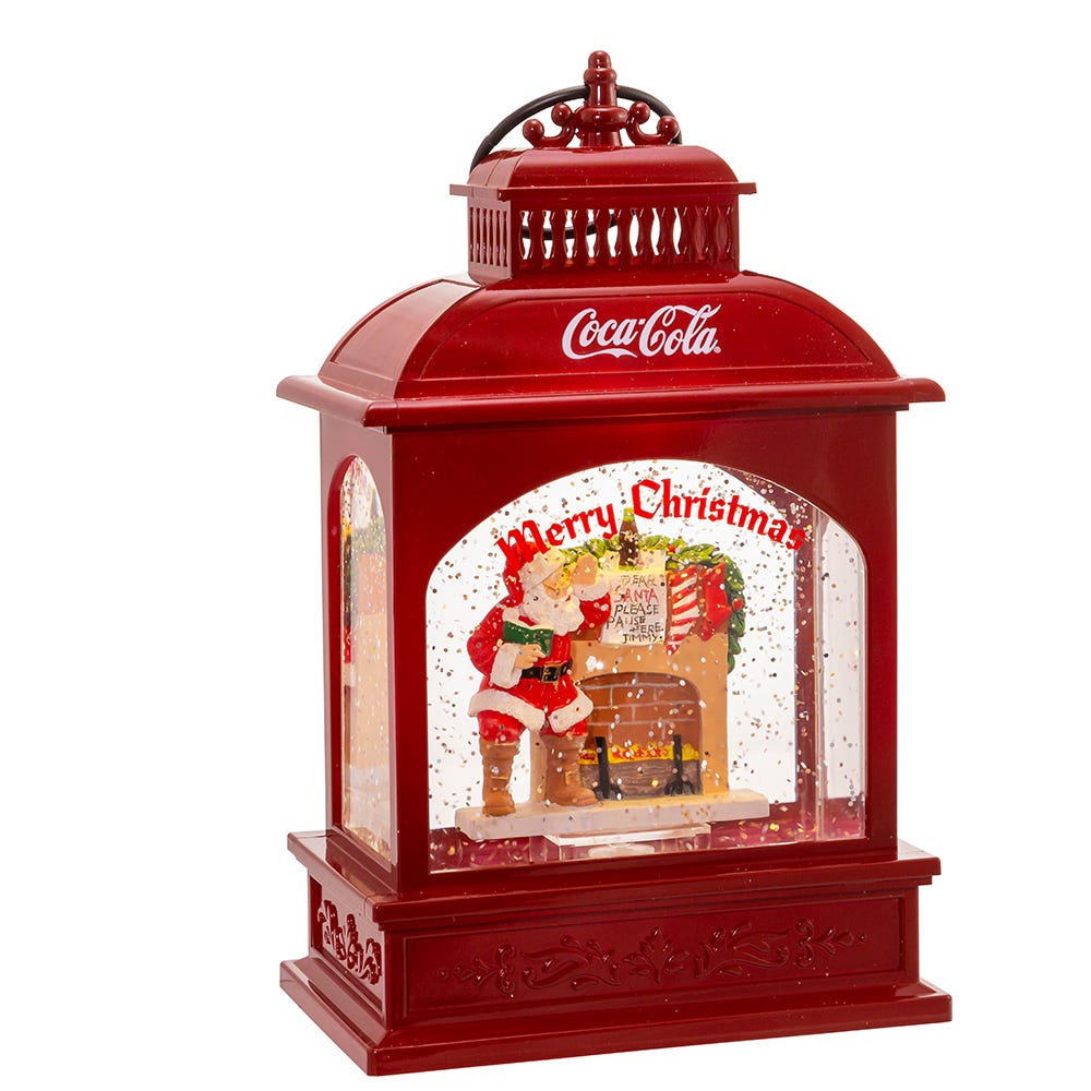 Kurt S. Adler 9“ Coca-Cola® Battery-Operated LED Santa Lantern
