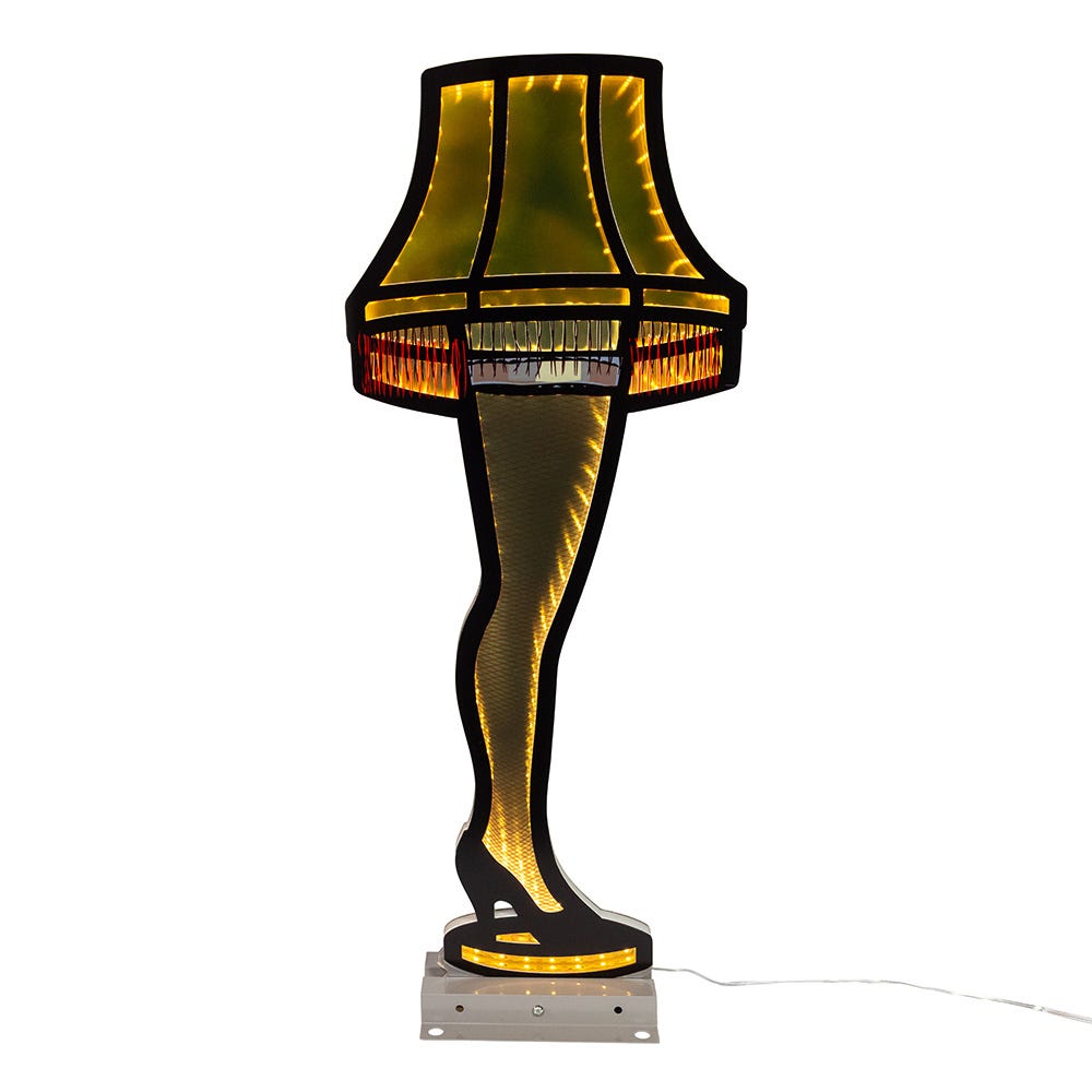 Kurt S. Adler 23.6“ A Christmas Story™ Leg Lamp Outdoor Infinity Light