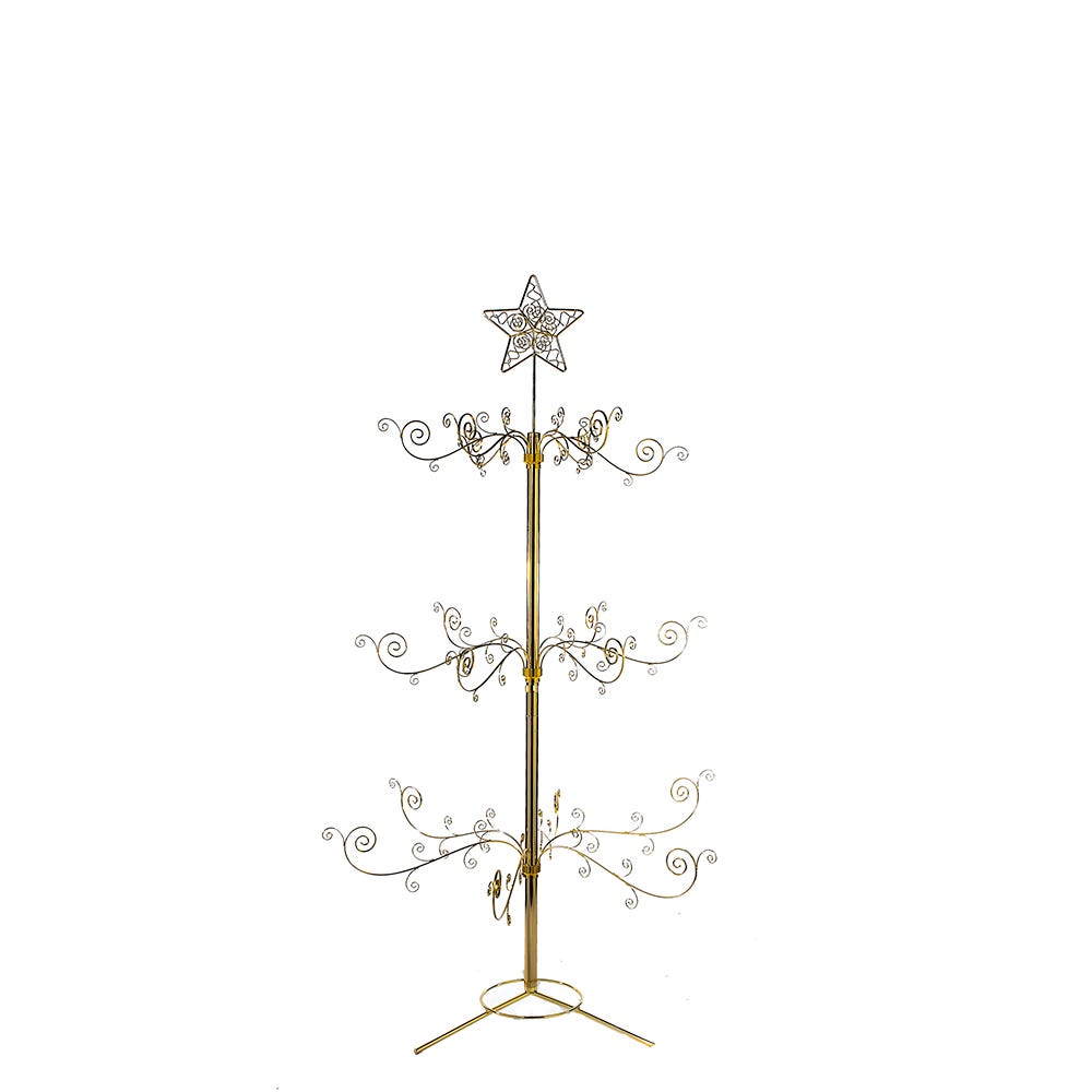 Kurt S. Adler 4' Un-Lit Gold Metal Tree
