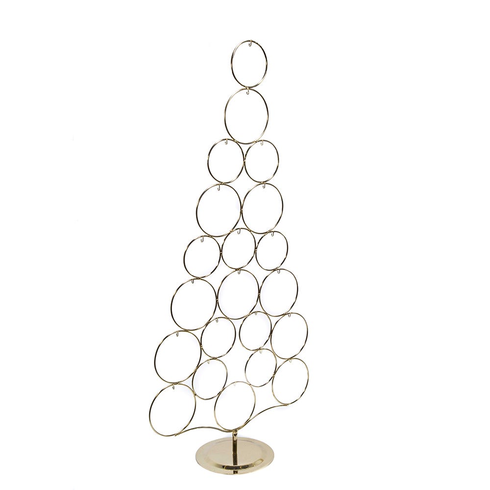 Kurt S. Adler 42“ Gold Metal Tree Rack