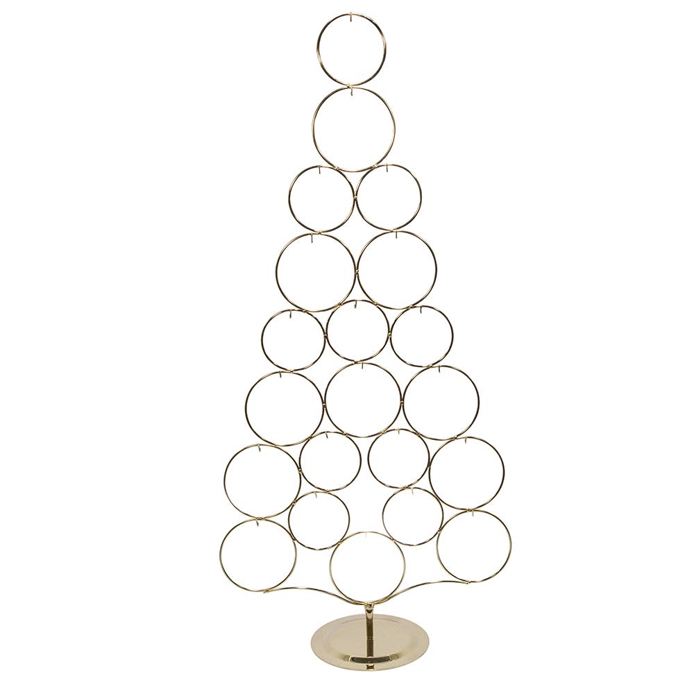 Kurt S. Adler 42“ Gold Metal Tree Rack
