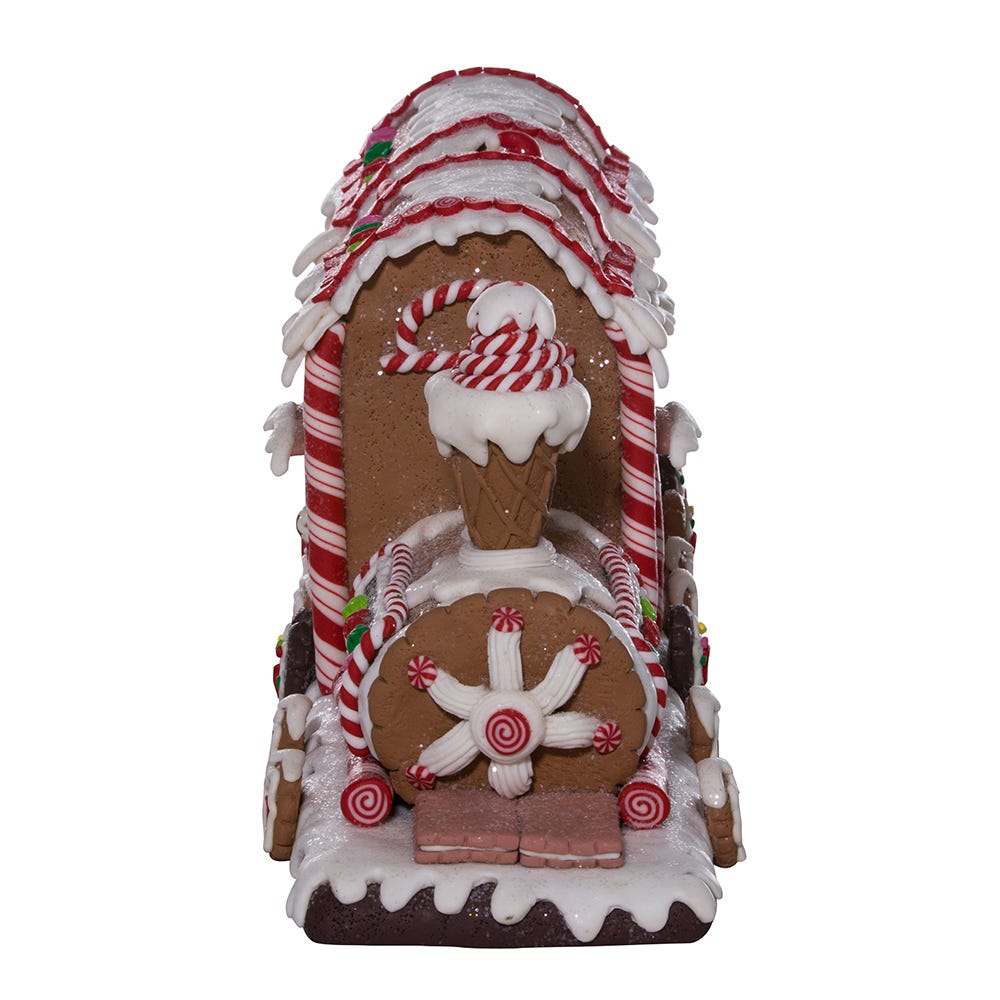 Kurt S. Adler 19.5“ Battery-Operated LED Gingerbread Train