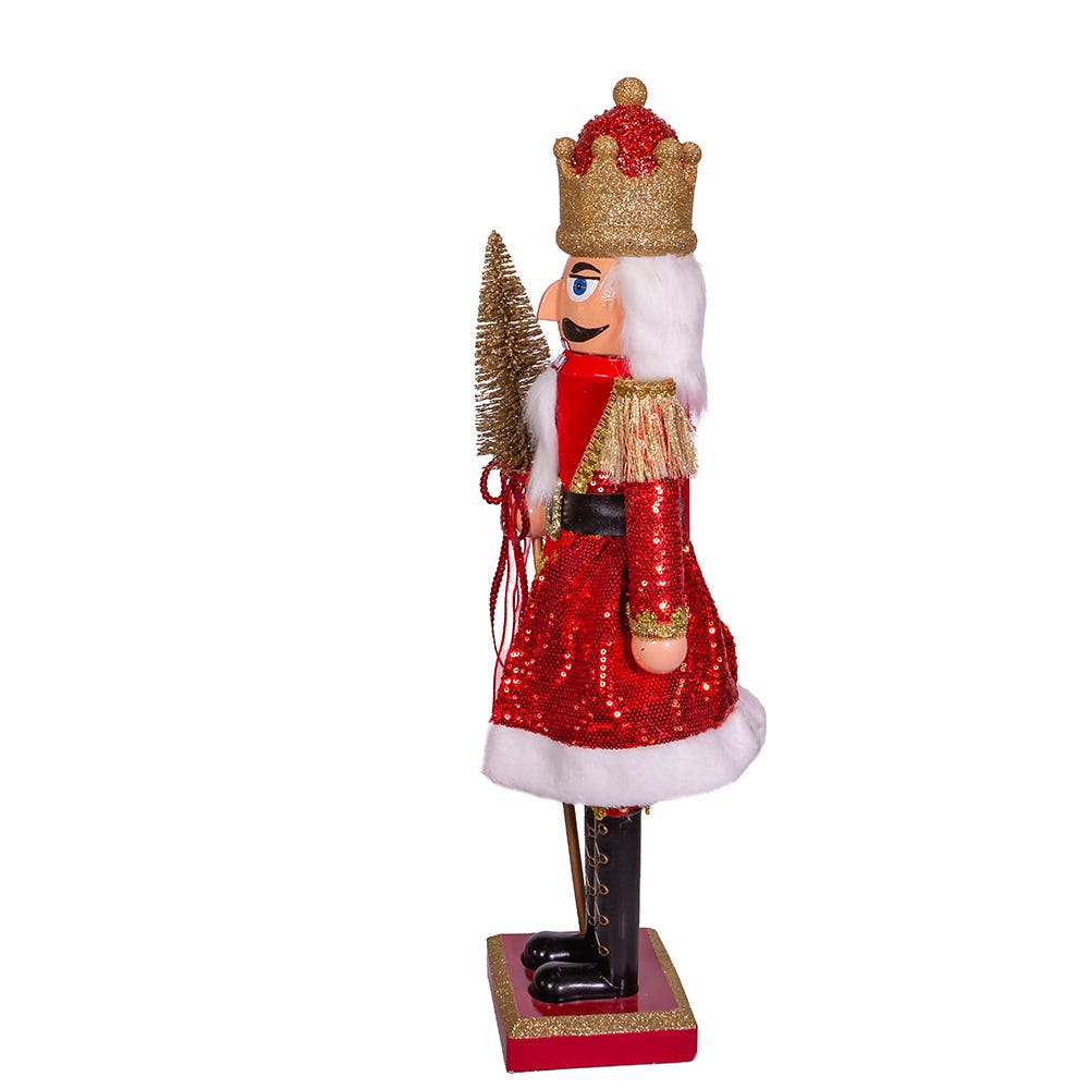 Kurt S. Adler 24“ Red and Gold King Nutcracker