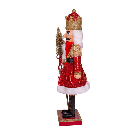 Kurt S. Adler 24“ Red and Gold King Nutcracker
