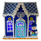 Kurt S. Adler 7“ Battery Operated LED Claydough Hanukkah Table Piece