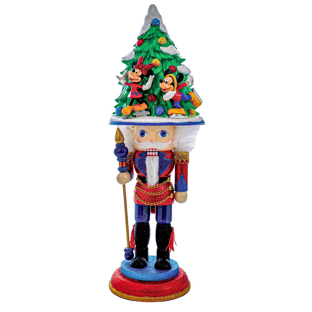 Kurt S. Adler 16.25“ Disney© Mickey and Minnie Mouse Ice Skating Hollywood™ Nutcracker