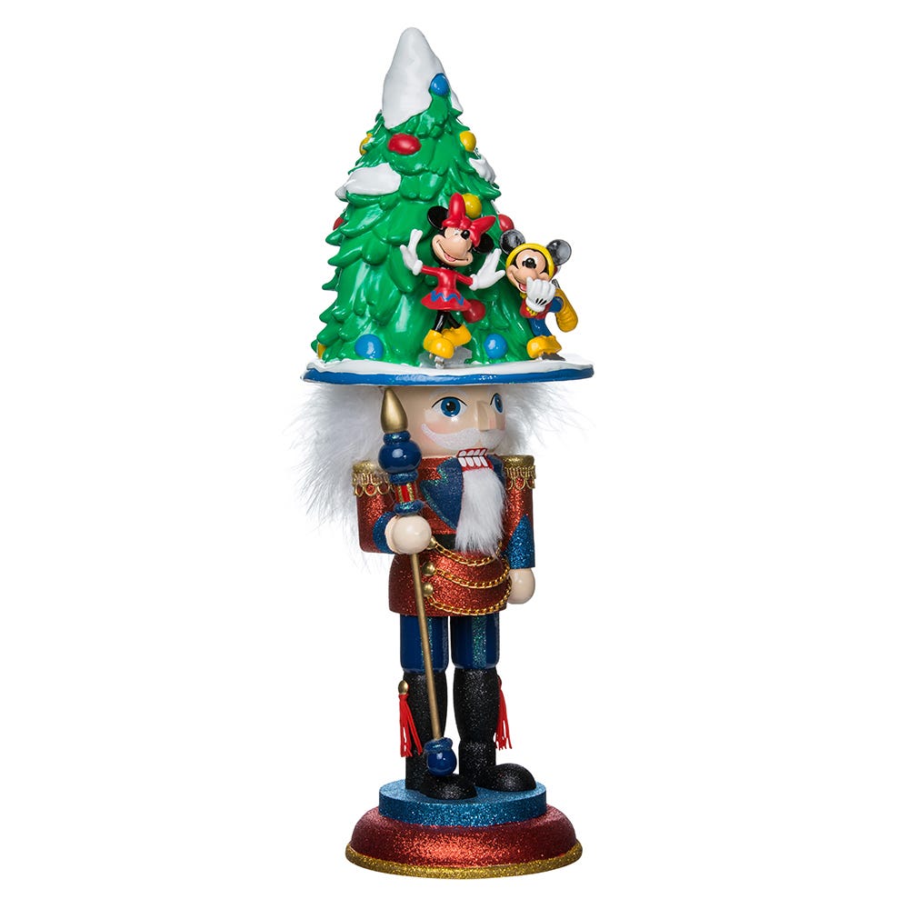 Kurt S. Adler 16.25“ Disney© Mickey and Minnie Mouse Ice Skating Hollywood™ Nutcracker