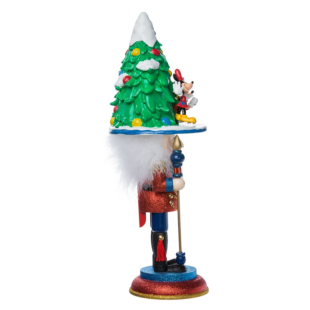 Kurt S. Adler 16.25“ Disney© Mickey and Minnie Mouse Ice Skating Hollywood™ Nutcracker