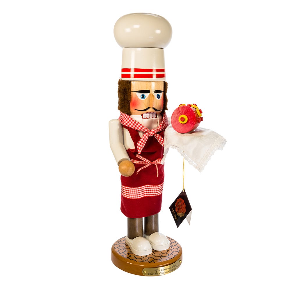 Kurt S. Adler 19“ Steinbach Santa Chef Nutcracker