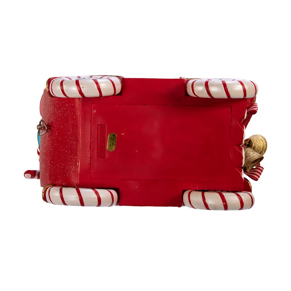 Kurt S. Adler 8.5“ Fabriché™ Musical Santa In Candy Car