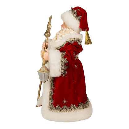 Kurt S. Adler 10.5“ Fabriché™ Regal Red Santa
