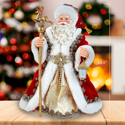 Kurt S. Adler 10.5“ Fabriché™ Regal Red Santa