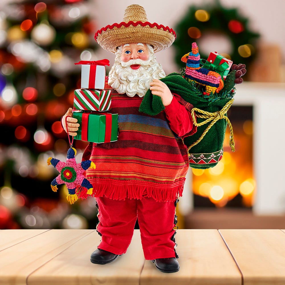 Kurt S. Adler 11“ Fabriché™ Musical Mexican Santa