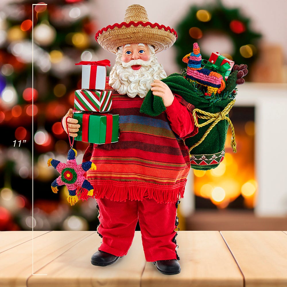 Kurt S. Adler 11“ Fabriché™ Musical Mexican Santa
