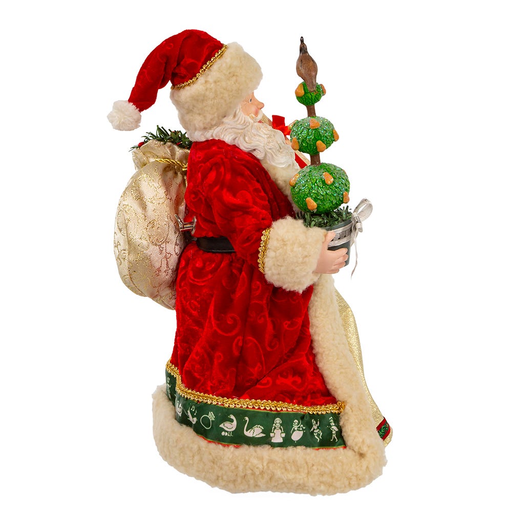 Kurt S. Adler 10.5“ Fabriché™ Musical 12 Days Of Christmas Santa