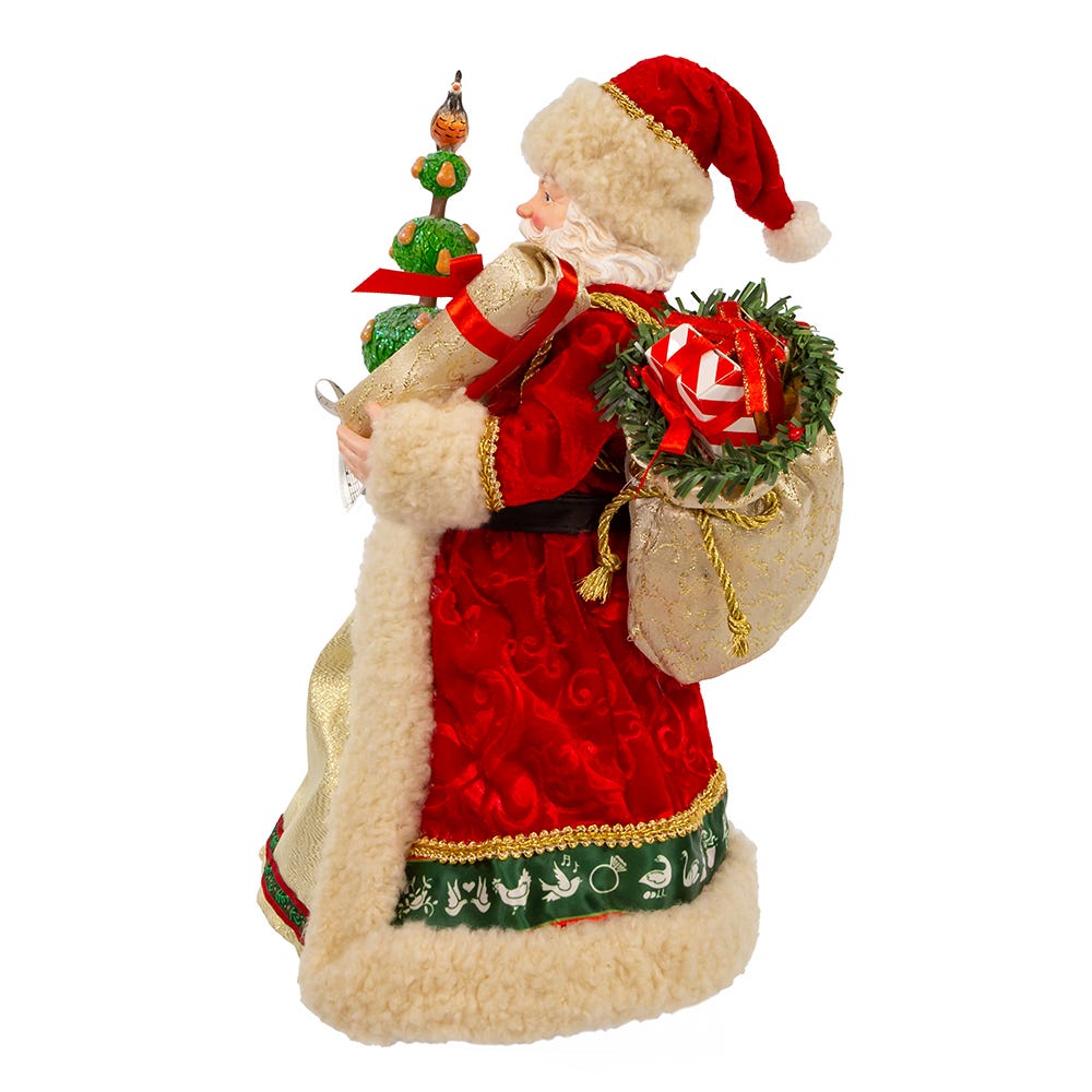 Kurt S. Adler 10.5“ Fabriché™ Musical 12 Days Of Christmas Santa