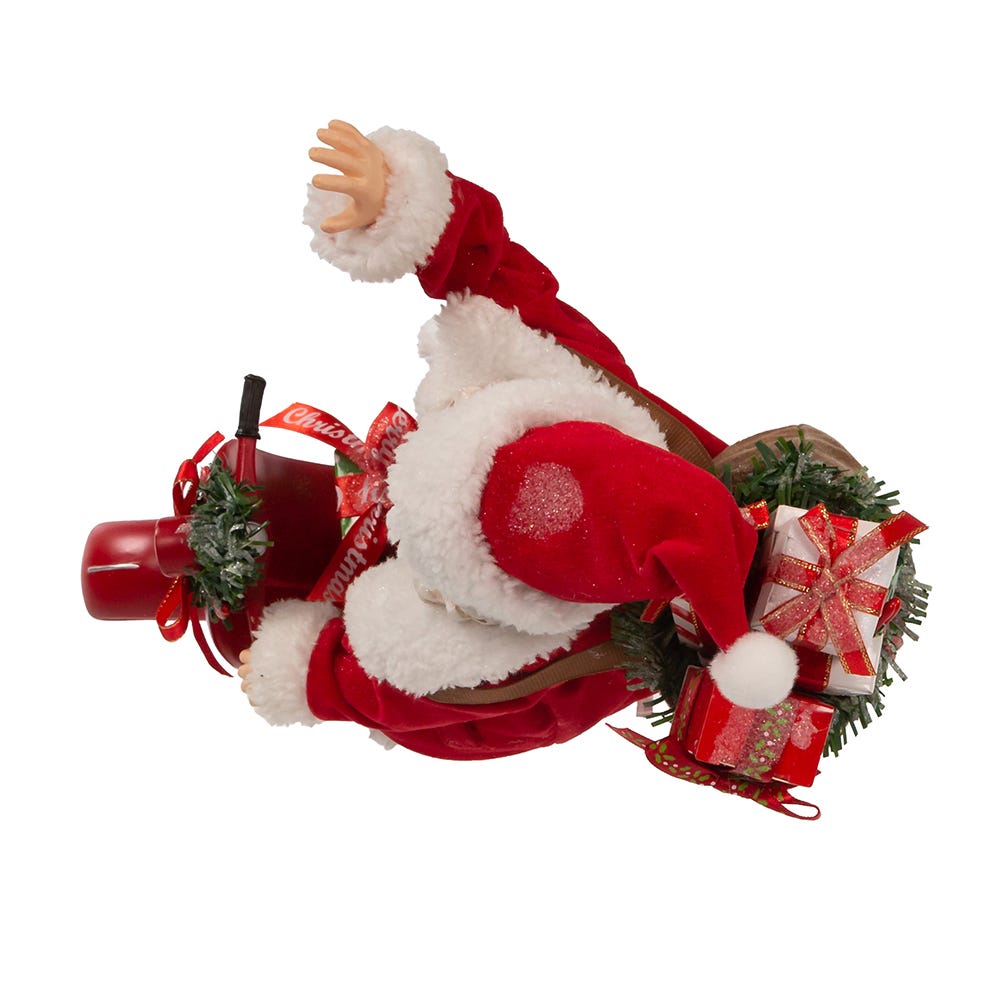 Kurt S. Adler 10“ Fabriché™ Santa On Scooter