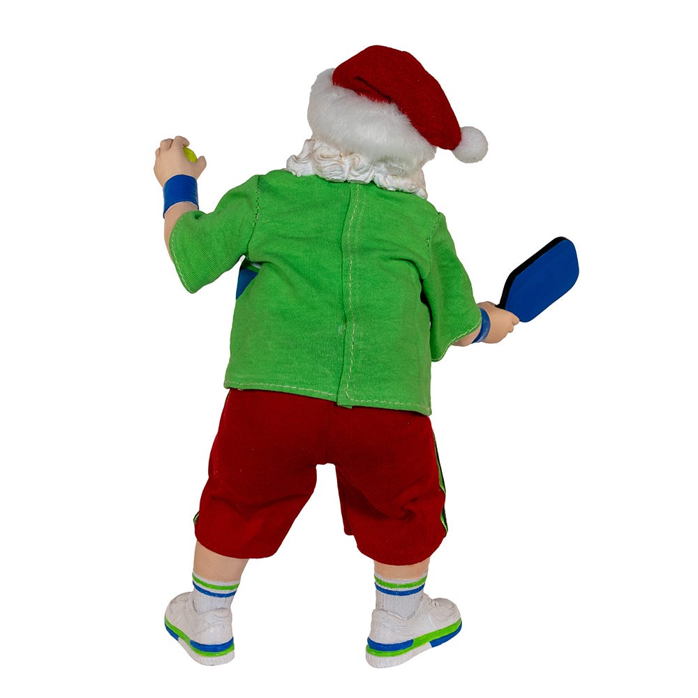 Kurt S. Adler 10“ Fabriché™ Santa Playing Pickleball