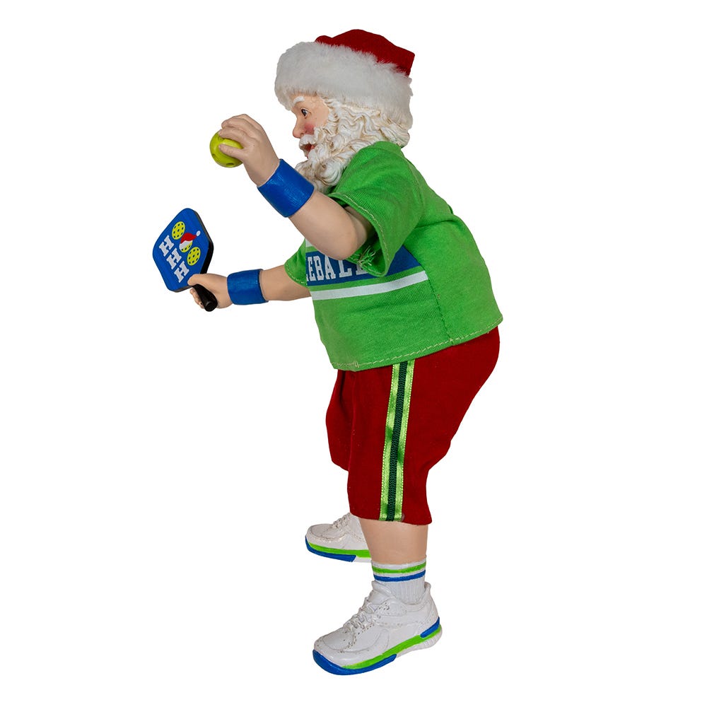 Kurt S. Adler 10“ Fabriché™ Santa Playing Pickleball