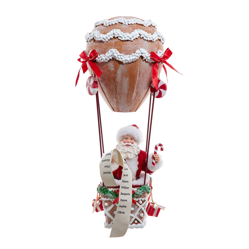 Kurt S. Adler 12“ Fabriché™ Hot Air Balloon Santa
