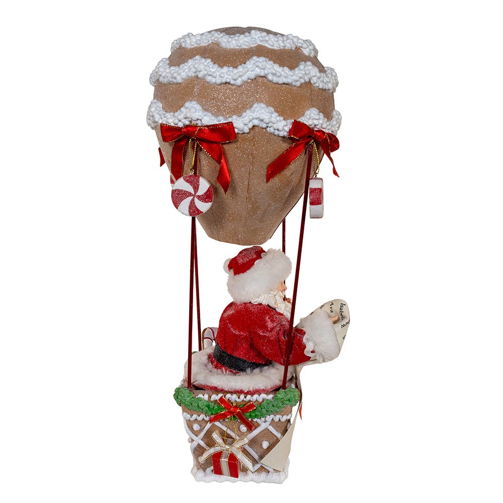 Kurt S. Adler 12“ Fabriché™ Hot Air Balloon Santa