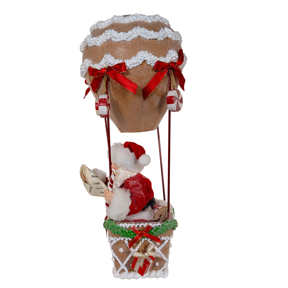 Kurt S. Adler 12“ Fabriché™ Hot Air Balloon Santa