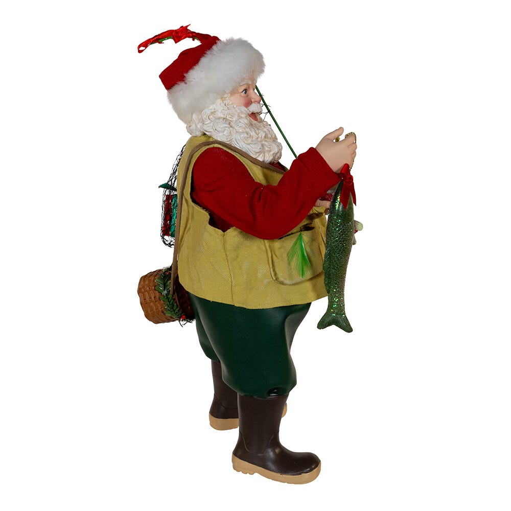 Kurt S. Adler 10.5“ Fabriché™ Fisherman Santa