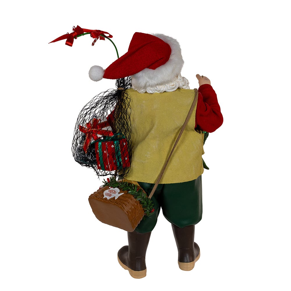 Kurt S. Adler 10.5“ Fabriché™ Fisherman Santa