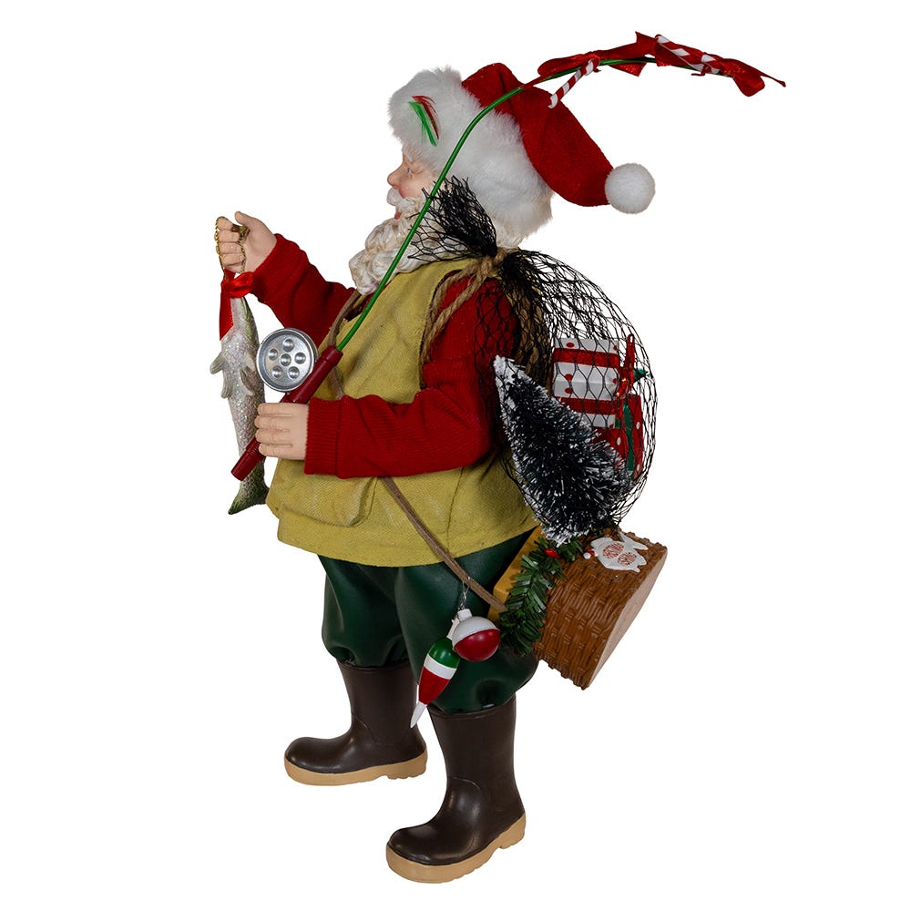 Kurt S. Adler 10.5“ Fabriché™ Fisherman Santa