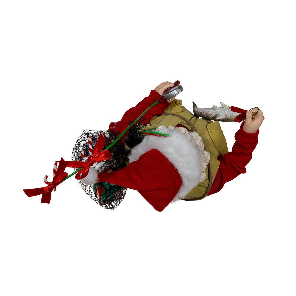 Kurt S. Adler 10.5“ Fabriché™ Fisherman Santa